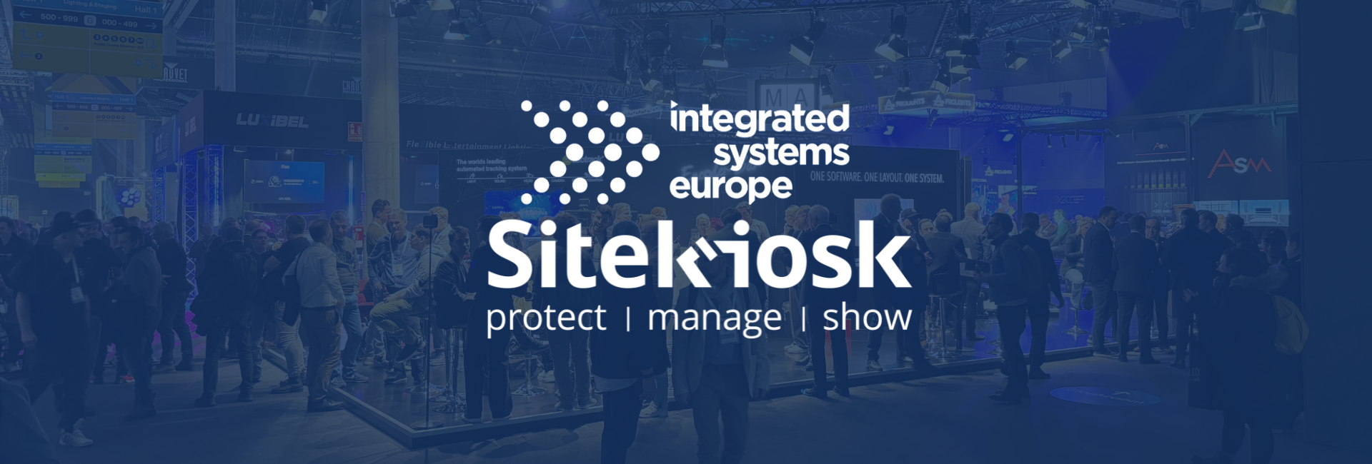 SiteKiosk Online Team besucht die ISE 2025 in Barcelona