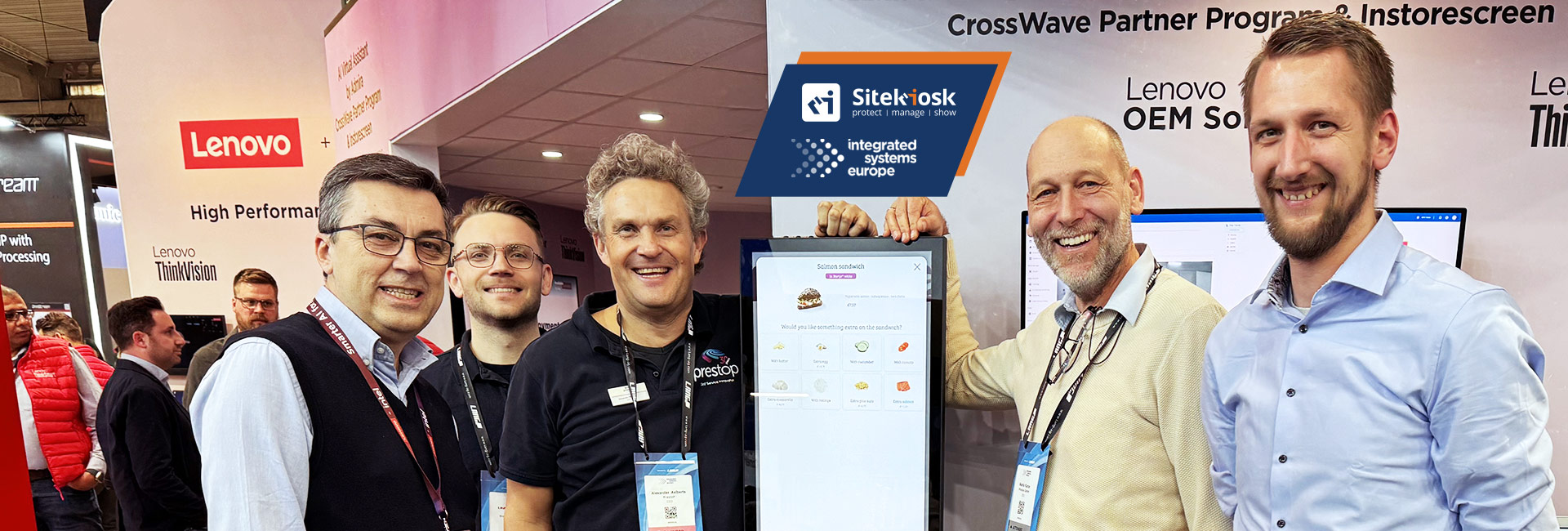 SiteKiosk Team Visits the ISE Expo